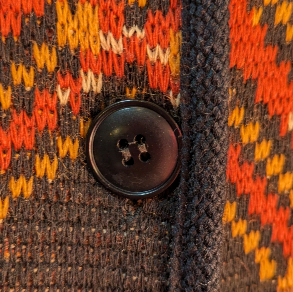 Vintage 70's Ysl Rive Gauche Wool Diagonal Plaid … - image 7